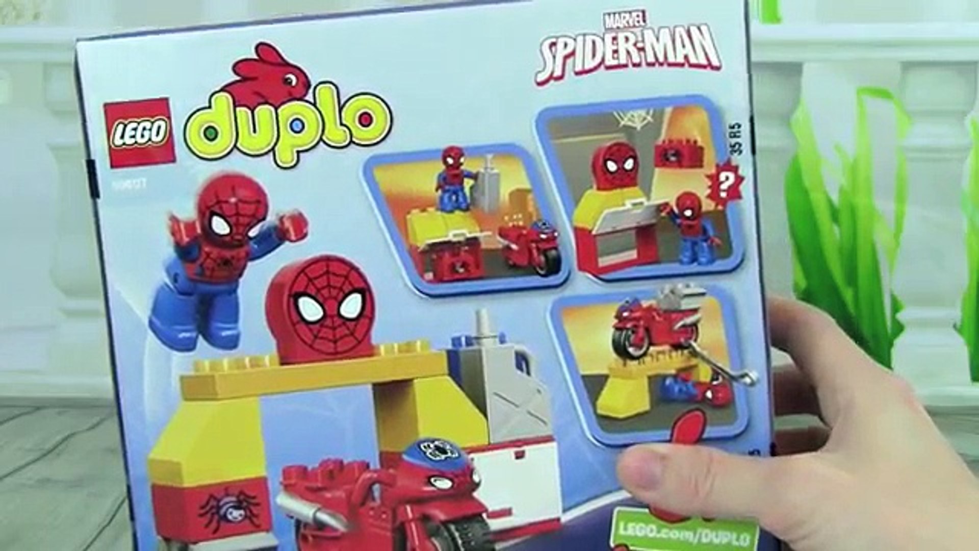 Spiderman Lego Duplo Web Bike Workshop Building Block Set 10607 MARVEL  Preschool Building - video Dailymotion