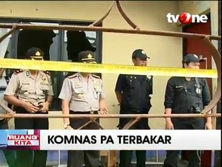 Tim Labfor Mabes Polri Gelar Olah TKP Kebakaran di Komnas PA