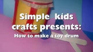 How to make a toy drum EP simplekidscrafts