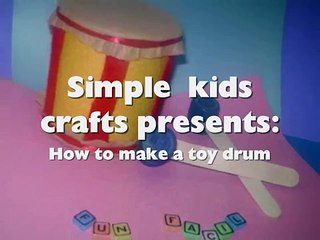 How to make a toy drum EP simplekidscrafts