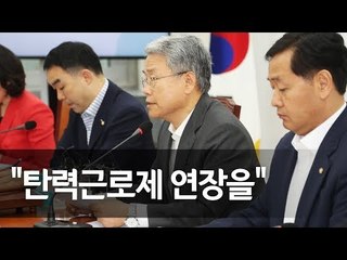 김동철 "탄력근로제 1년으로 늘리고 특별연장근로 폭넓게 허용해야" / 연합뉴스 (Yonhapnews)