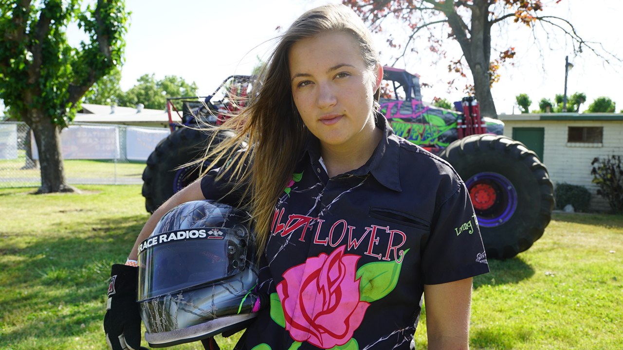 America's Youngest Pro Female Monster Truck Driver | RIDICULOUS RIDES