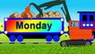 Learn the days of the week song with Choo Choo Train. Educational cartoon for children kid