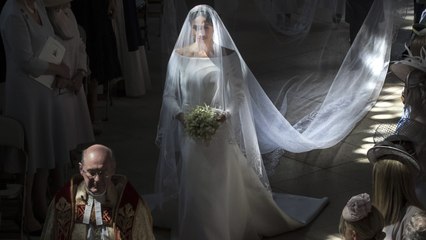 Some think Kate Middleton may have handed Meghan Markle her wedding bouquet