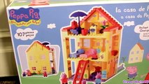 Brinquedo A Casa da Peppa Pig Blocks tipo Lego Duplo BR Juego de construcción para niños B