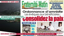 Le Titrologue du 17 Août 2018 : Retrait du PDCI du RHDP, les partis membres font bloc autour du président Ouattara