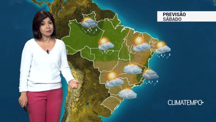 Previsão Brasil – Tempo firme em grande parte do país