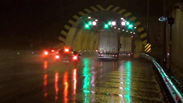 Bolu Dağında tatilcilere yağmur sürprizi