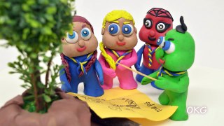 Yellow Baby -In- RAINBOW FASHION STYLE - Play Doh Kids Stop Motion Video #81