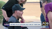 Retired Phoenix officer gets help from fellow officers