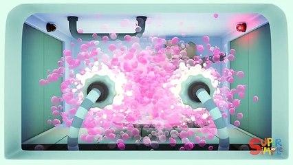 Sparkys Spaceship goes through the car wash | Cartoon for kids