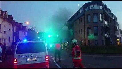 Un incendie s'est déclaré dans un immeuble à appartements à Malmedy