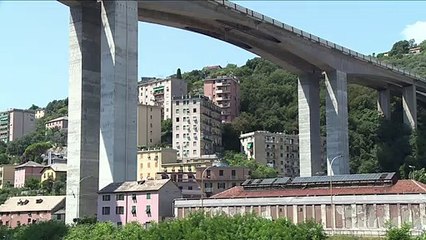 A Gênes, la vie à l'ombre d'un pont d'autoroute