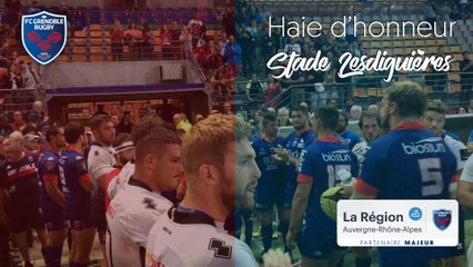Haie d'honneur Zebre / FCG