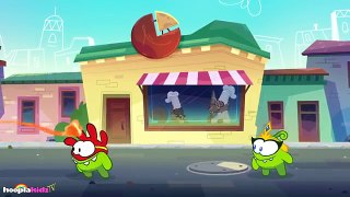 OM NOM VS GIANT MONSTER | Super Noms NEW | Cut the Rope | Funny Cartoons for Kids by Hoopl