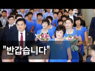 '아시안게임 남북단일팀' 북측 선수단 입국 (조현식  대한카누연맹 부회장 인터뷰) / 연합뉴스 (Yonhapnews)