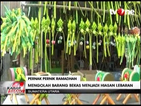 Pernak-pernik Unik Khas Lebaran dari Barang Bekas