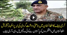 Pakistan is not involved in supporting terrorists in Afghanistan; COAS