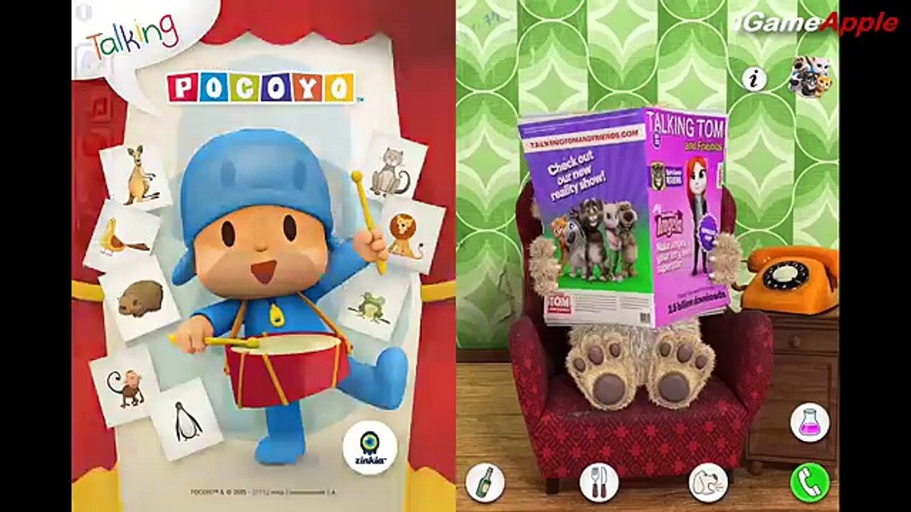 Talking Pocoyo VS Talking Ben Funny Game for Kids iPhone iPad iOS/ Android (Gameplay / Rev