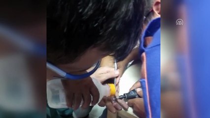 Sıkışan yüzüğü AFAD ekipleri çıkardı - ZONGULDAK