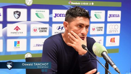 Après HAC - Clermont (0-0), réaction d'Oswald Tanchot