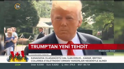 Trump'tan yeni tehdit