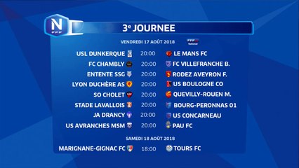 Informations 3e journée