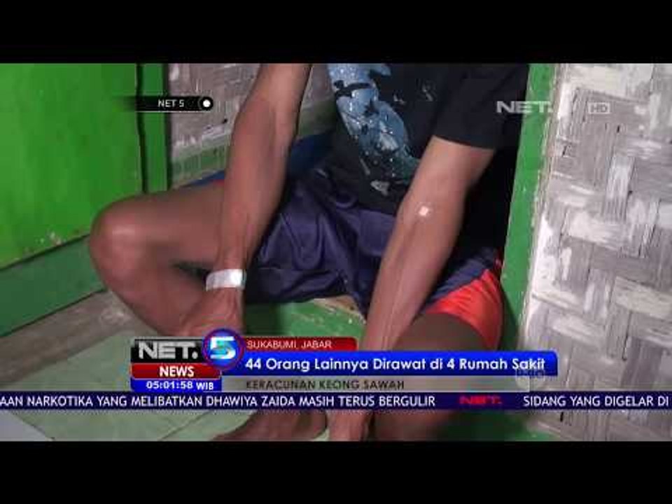 Warga keracunan Keong Sawah Usai Menyantapnya-NET5