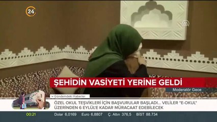 Şehit annesi hacca gitti