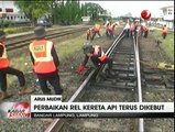 Jelang Arus Mudik, PT KAI Sub Divisi Regional 3 Kebut Perbaikan Rel