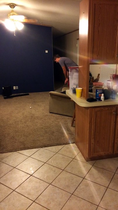 Guy Nails Incredible Ping Pong Trick Shot