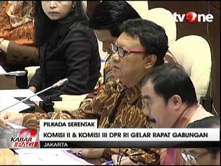 DPR Gelar Rapat Gabungan Bahas Pilkada Serentak