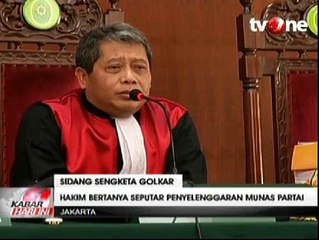 Dalam Sidang Hakim Pertanyakan Undangan Resmi Munas Ancol