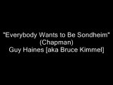 Everybody Wants to be Sondheim
