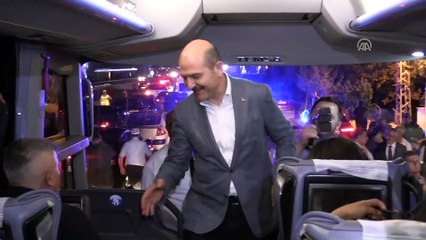 İçişleri Bakanı Soylu trafik denetimine katıldı - AMASYA