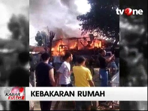 Tiga Rumah di Menteng Pulo Ludes Terbakar