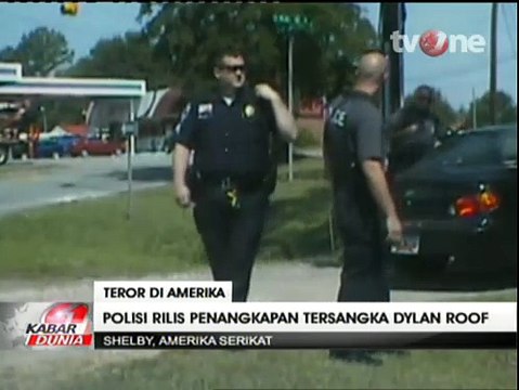 Polisi Rilis Video Penangkapan Pelaku Penyerangan Gereja Charleston