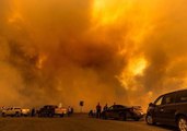 Wildfire Smoke Fills Sky Over Fraser Lake, British Columbia