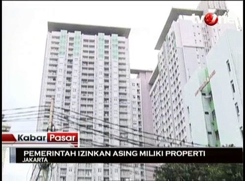 Pemerintah Segera Berikan Izin Kepemilikan Properti Bagi WNA di Indonesia