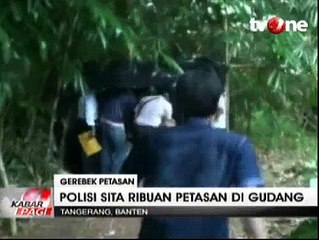 Puluhan Ribu Petasan Disita Polisi di Tangerang
