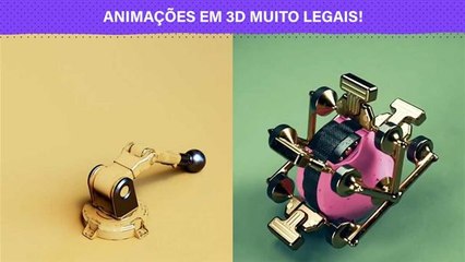 Veja estas incríveis animações em 3D!