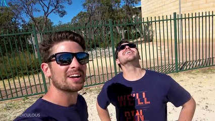 WE DROPPED A FRIDGE OFF A 45m TOWER!!