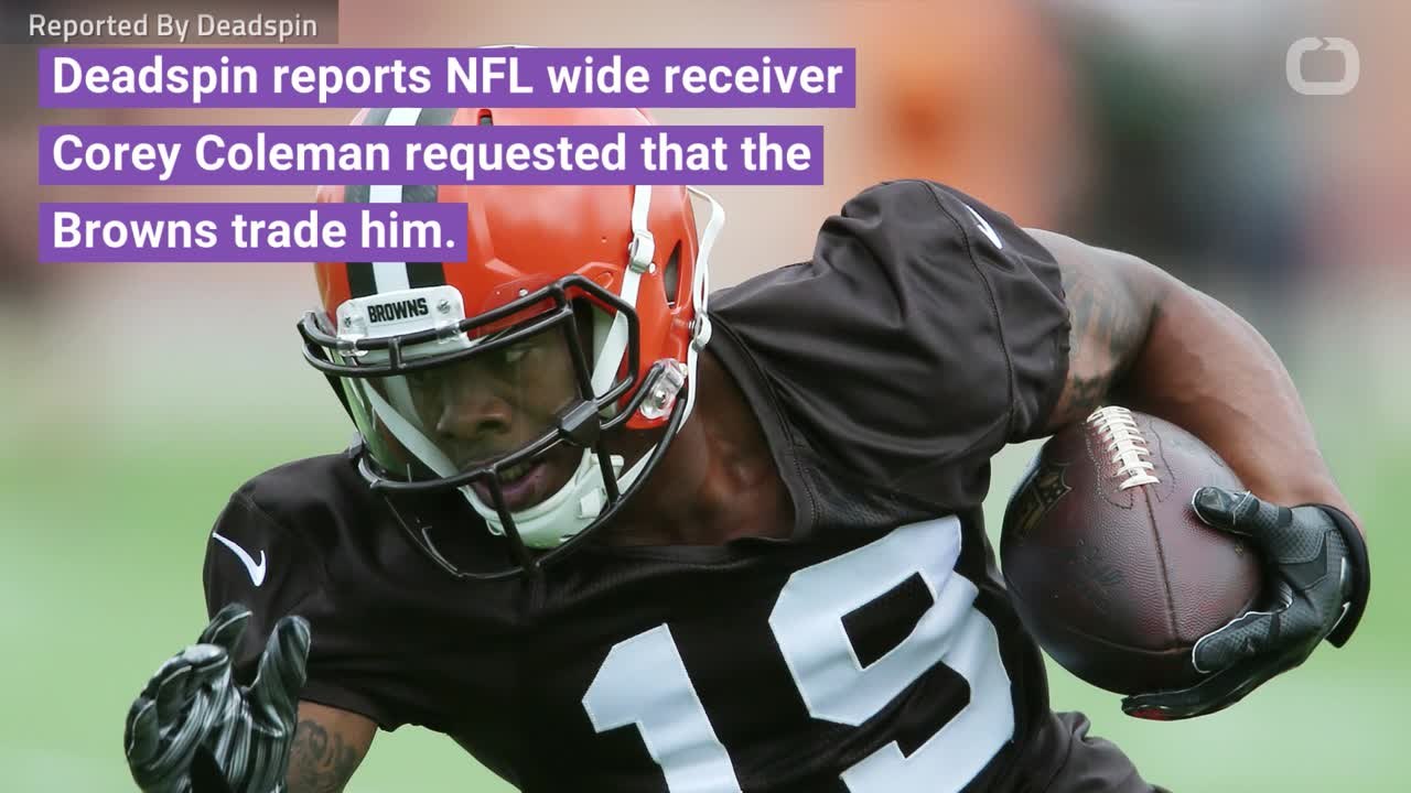 WR Corey Coleman Requested Trade From Cleveland Browns
