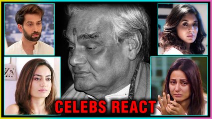 Video herunterladen: TV Celebs Mourn The Demise Of Atal Bihari Vajpayee | Hina Khan, Surbhi Jyoti, Smriti Z Irani