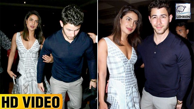 Priyanka Chopra And Nick Jonas Enjoy A ROMANTIC Dinner Ahead Of Their Engagement Bash