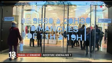 Travail dominical : vers une ouverture généralisée ?