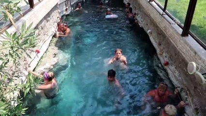 Pamukkale'de tatil yoğunluğu - DENİZLİ