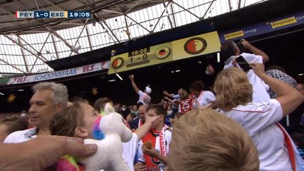 It's raining cuddly toys in Feyenoord's De Kuip