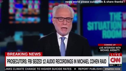 BREAKING NEWS FEDS REVEAL 12 AUDIO RECORDINGS SEIZED IN COHEN RAID TRUMP SAYS INCONCEIVABLE HIS EX LAWYER TAPED HIM