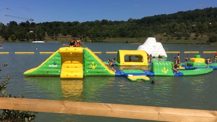 Les vacanciers testent la nouvelle activité d’Eole Aventure